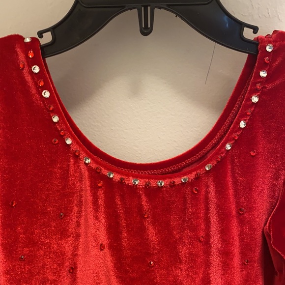 Christmas show figure skating dress - Picture 5 of 10